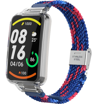 Bracelet de montre intégré à boucle en nylon tressé, For Xiaomi Mi Band 7 Pro