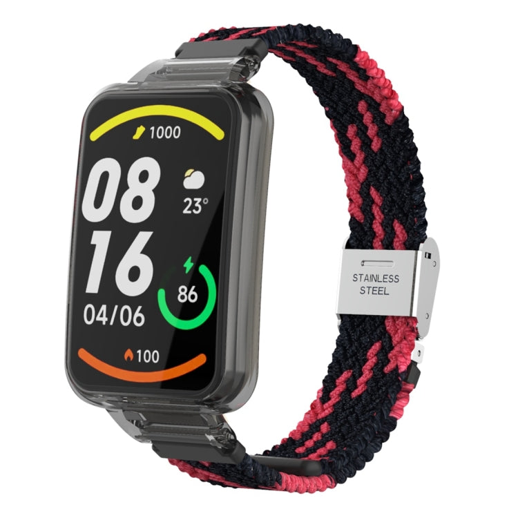 Bracelet de montre intégré à boucle en nylon tressé, For Xiaomi Mi Band 7 Pro