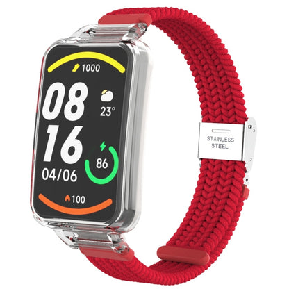 Bracelet de montre intégré à boucle en nylon tressé, For Xiaomi Mi Band 7 Pro