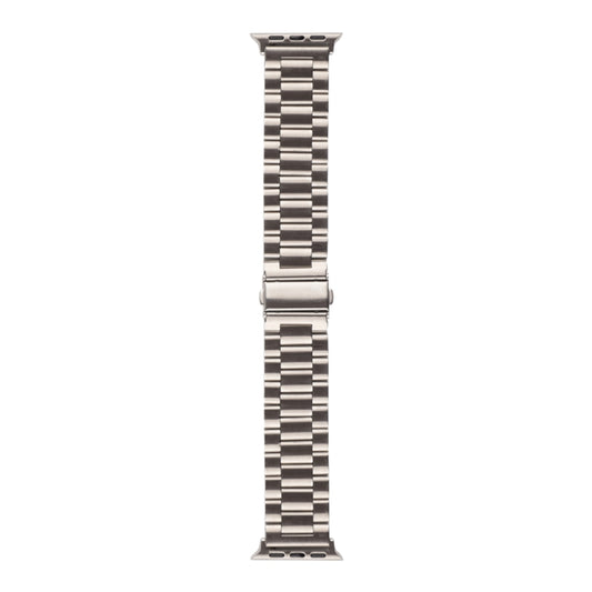 Bracelet de montre en métal souches, For Apple Watch Ultra 49mm / Series 8&7 45mm / SE 2&6&SE&5&4 44mm / 3&2&1 42mm, For Apple Watch Series 8&7 41mm / SE 2&6&SE&5&4 40mm / 3&2&1 38mm