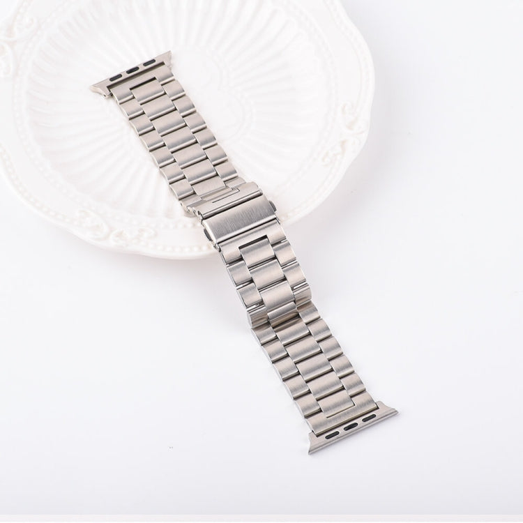 Bracelet de montre en métal souches, For Apple Watch Ultra 49mm / Series 8&7 45mm / SE 2&6&SE&5&4 44mm / 3&2&1 42mm, For Apple Watch Series 8&7 41mm / SE 2&6&SE&5&4 40mm / 3&2&1 38mm
