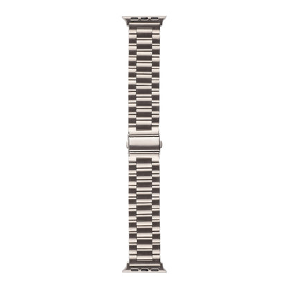 Bracelet de montre en métal souches, For Apple Watch Ultra 49mm / Series 8&7 45mm / SE 2&6&SE&5&4 44mm / 3&2&1 42mm, For Apple Watch Series 8&7 41mm / SE 2&6&SE&5&4 40mm / 3&2&1 38mm