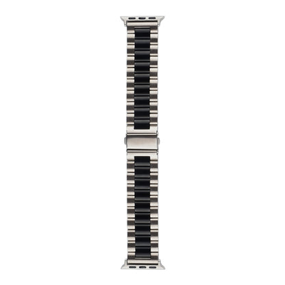 Bracelet de montre en métal souches, For Apple Watch Ultra 49mm / Series 8&7 45mm / SE 2&6&SE&5&4 44mm / 3&2&1 42mm, For Apple Watch Series 8&7 41mm / SE 2&6&SE&5&4 40mm / 3&2&1 38mm