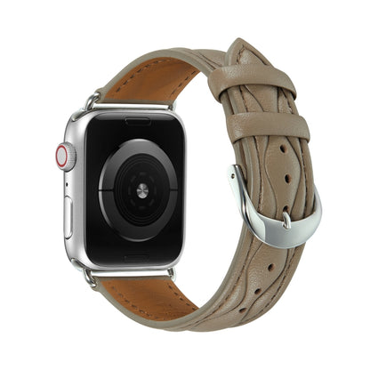 Bracelet en cuir vague hyperbolique, For Apple Watch Ultra 49mm / Series 8&7 45mm /, For Apple Watch Series 8&7 41mm /
