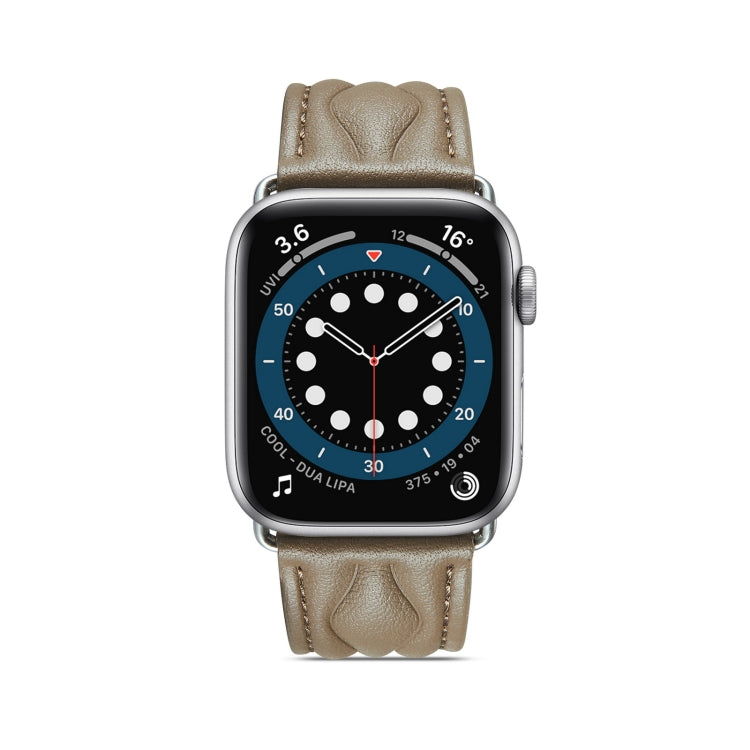 Bracelet en cuir vague hyperbolique, For Apple Watch Ultra 49mm / Series 8&7 45mm /, For Apple Watch Series 8&7 41mm /