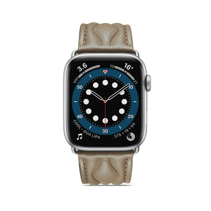 Bracelet en cuir vague hyperbolique, For Apple Watch Ultra 49mm / Series 8&7 45mm /, For Apple Watch Series 8&7 41mm /