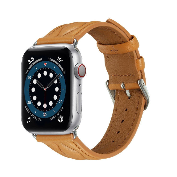 Bracelet en cuir vague hyperbolique, For Apple Watch Ultra 49mm / Series 8&7 45mm /, For Apple Watch Series 8&7 41mm /