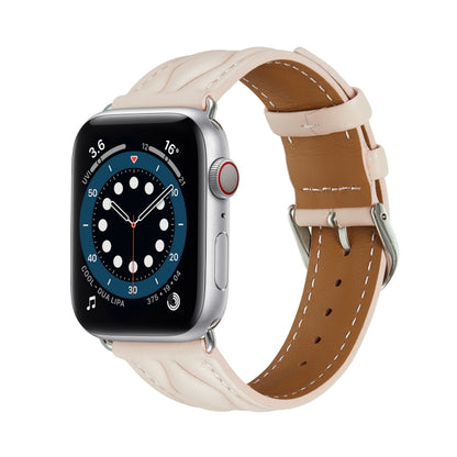 Bracelet en cuir vague hyperbolique, For Apple Watch Ultra 49mm / Series 8&7 45mm /, For Apple Watch Series 8&7 41mm /