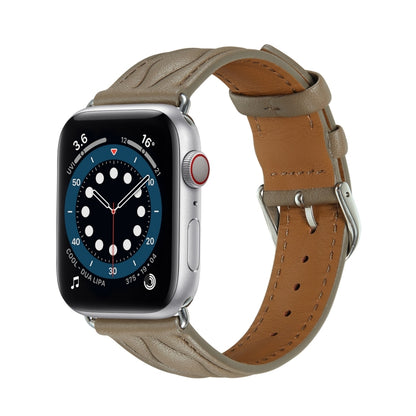 Bracelet en cuir vague hyperbolique, For Apple Watch Ultra 49mm / Series 8&7 45mm /, For Apple Watch Series 8&7 41mm /