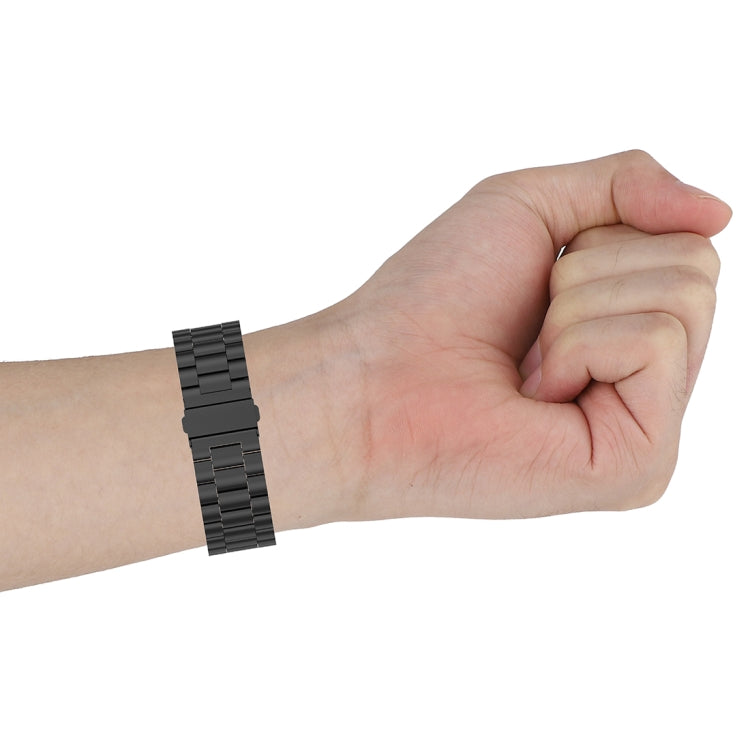 Pour Xiaomi Watch Color 22mm Bracelet de montre en acier à trois perles