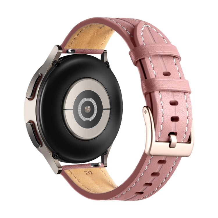 Bracelet de montre en cuir cannelé inhabituel, 20mm, 22mm