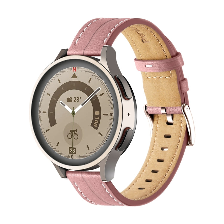 Bracelet de montre en cuir cannelé inhabituel, 20mm, 22mm