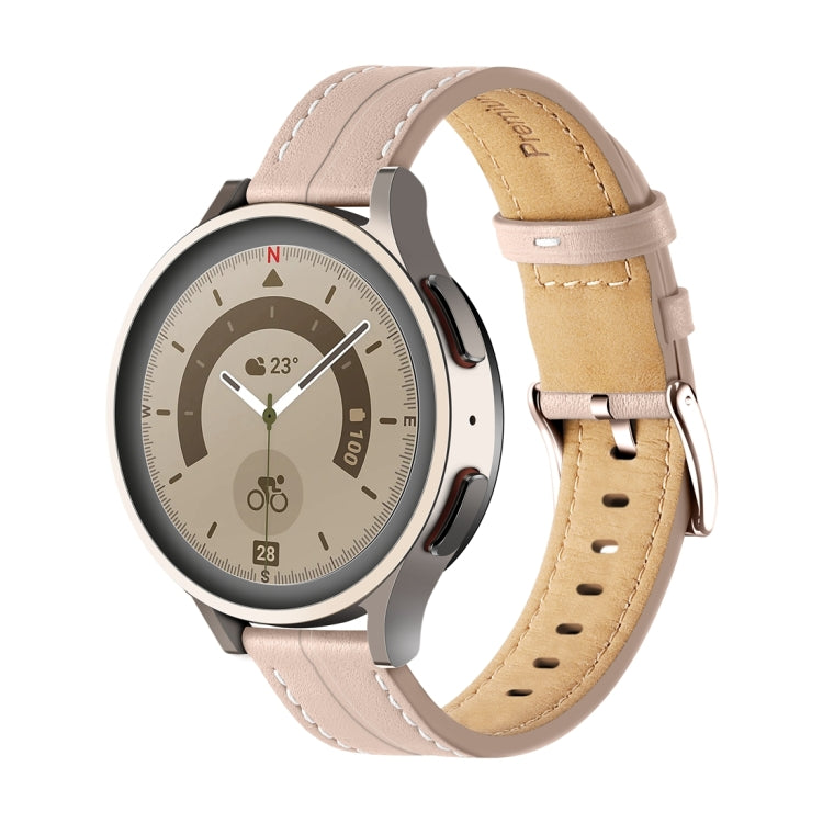 Bracelet de montre en cuir cannelé inhabituel, 20mm, 22mm