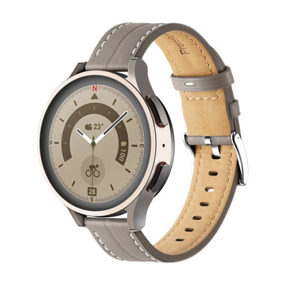 Bracelet de montre en cuir cannelé inhabituel, 20mm, 22mm