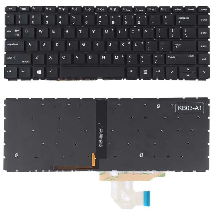Clavier version US avec rétroéclairage