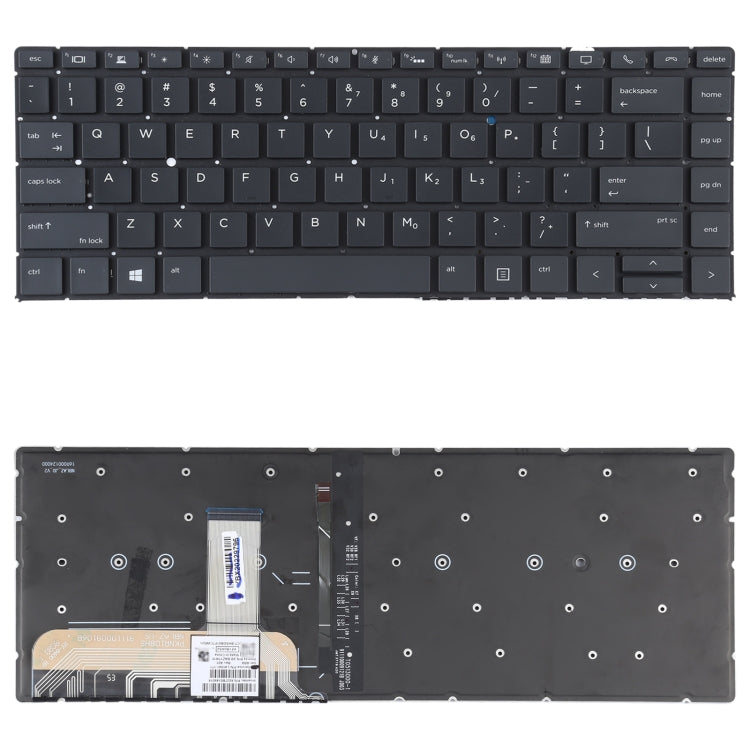 Clavier version US avec rétroéclairage