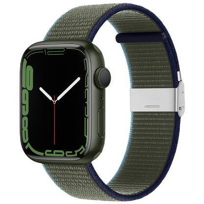 Bracelet en nylon avec boucle en métal, For Apple Watch Series 8&7 41mm / SE 2&6&SE&5&4 40mm / 3&2&1 38mm, For Apple Watch Ultra 49mm / Series 8&7 45mm / SE 2&6&SE&5&4 44mm / 3&2&1 42mm