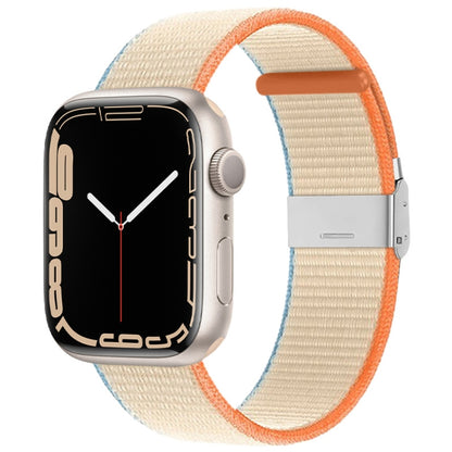 Bracelet en nylon avec boucle en métal, For Apple Watch Series 8&7 41mm / SE 2&6&SE&5&4 40mm / 3&2&1 38mm, For Apple Watch Ultra 49mm / Series 8&7 45mm / SE 2&6&SE&5&4 44mm / 3&2&1 42mm