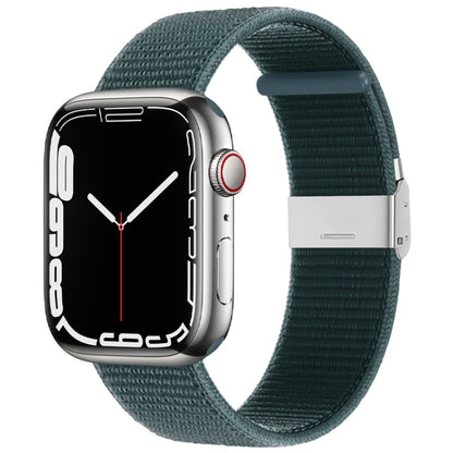 Bracelet en nylon avec boucle en métal, For Apple Watch Series 8&7 41mm / SE 2&6&SE&5&4 40mm / 3&2&1 38mm, For Apple Watch Ultra 49mm / Series 8&7 45mm / SE 2&6&SE&5&4 44mm / 3&2&1 42mm