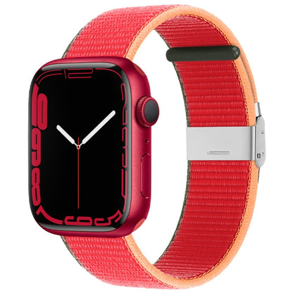 Bracelet en nylon avec boucle en métal, For Apple Watch Series 8&7 41mm / SE 2&6&SE&5&4 40mm / 3&2&1 38mm, For Apple Watch Ultra 49mm / Series 8&7 45mm / SE 2&6&SE&5&4 44mm / 3&2&1 42mm