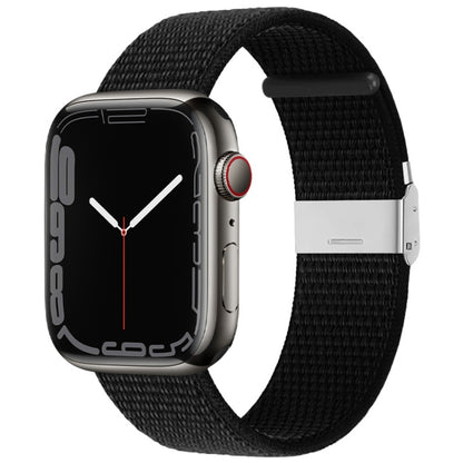 Bracelet en nylon avec boucle en métal, For Apple Watch Series 8&7 41mm / SE 2&6&SE&5&4 40mm / 3&2&1 38mm, For Apple Watch Ultra 49mm / Series 8&7 45mm / SE 2&6&SE&5&4 44mm / 3&2&1 42mm