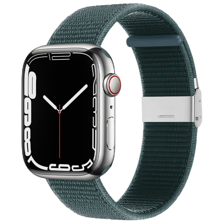 Bracelet en nylon avec boucle en métal, For Apple Watch Series 8&7 41mm / SE 2&6&SE&5&4 40mm / 3&2&1 38mm, For Apple Watch Ultra 49mm / Series 8&7 45mm / SE 2&6&SE&5&4 44mm / 3&2&1 42mm