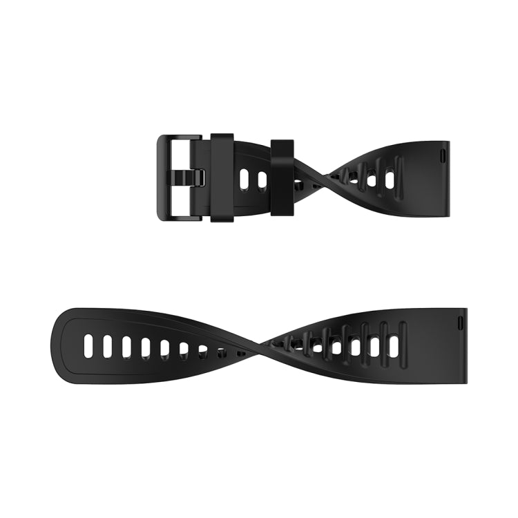 Pour Xiaomi Watch Color 22mm Fermoir à dégagement rapide Bracelet en silicone Bracelet de montre