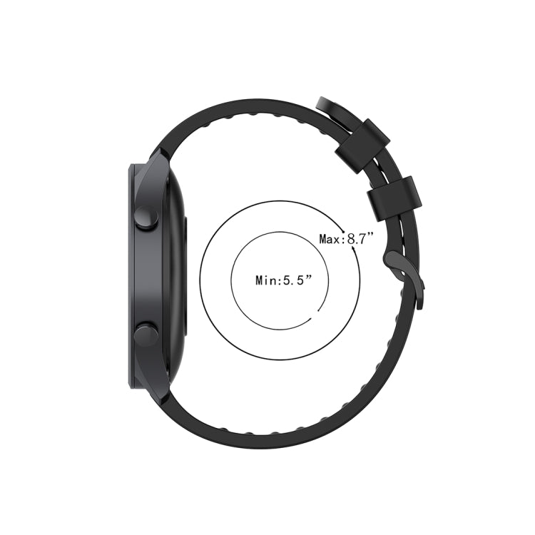 Pour Xiaomi Watch Color 22mm Fermoir à dégagement rapide Bracelet en silicone Bracelet de montre