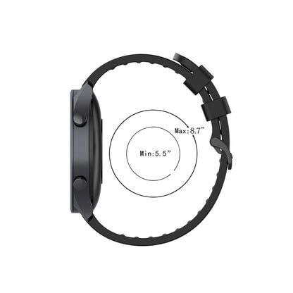 Pour Xiaomi Watch Color 22mm Fermoir à dégagement rapide Bracelet en silicone Bracelet de montre