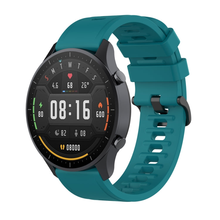 Pour Xiaomi Watch Color 22mm Fermoir à dégagement rapide Bracelet en silicone Bracelet de montre
