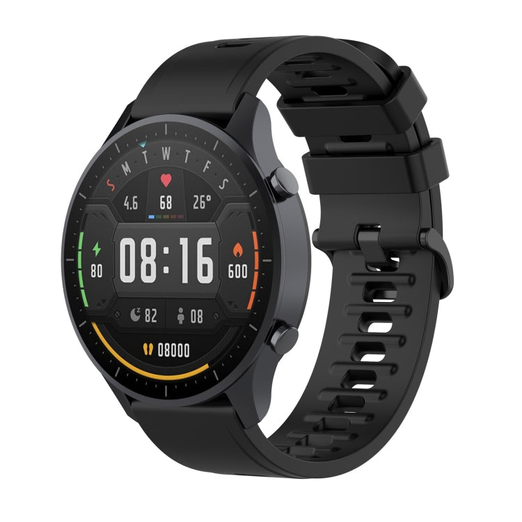 Pour Xiaomi Watch Color 22mm Fermoir à dégagement rapide Bracelet en silicone Bracelet de montre