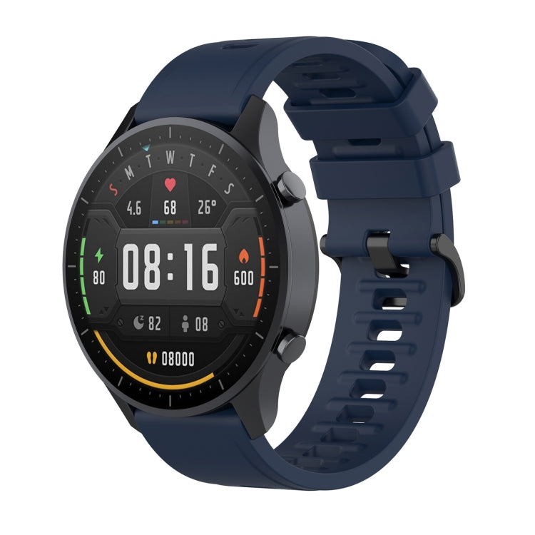 Pour Xiaomi Watch Color 22mm Fermoir à dégagement rapide Bracelet en silicone Bracelet de montre