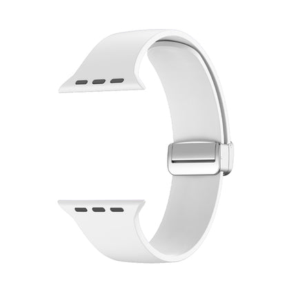 Bracelet de montre en silicone à boucle déployante, For Apple Watch Ultra 49mm, For Apple Watch Series 8&7 45mm / SE 2&6&SE&5&4 44mm / 3&2&1 42mm