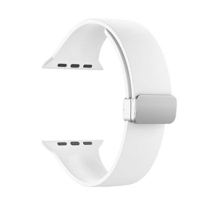 Bracelet de montre en silicone à boucle déployante, For Apple Watch Ultra 49mm, For Apple Watch Series 8&7 45mm / SE 2&6&SE&5&4 44mm / 3&2&1 42mm