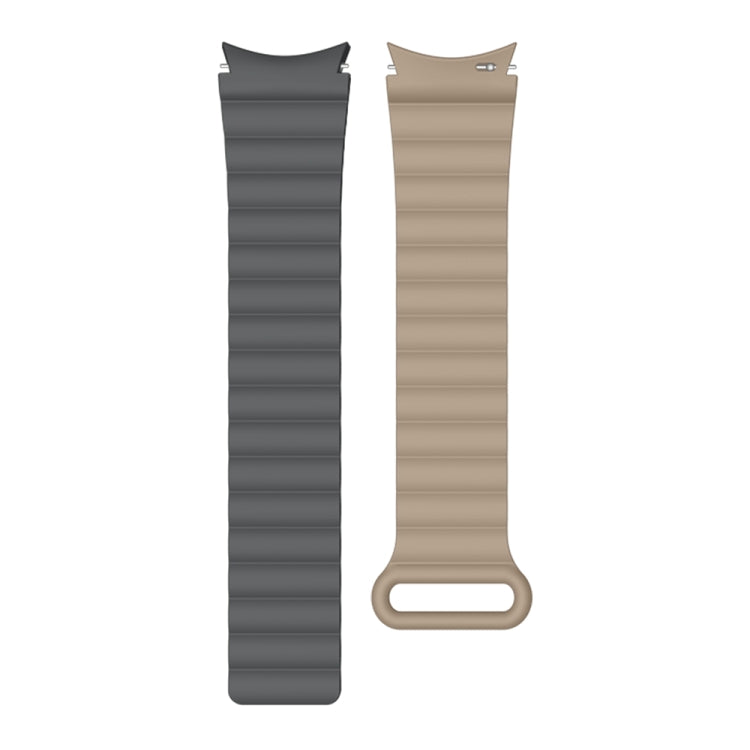 Pour Samsung Galaxy Watch5 Bracelet de montre magnétique en silicone, 20mm, 22mm