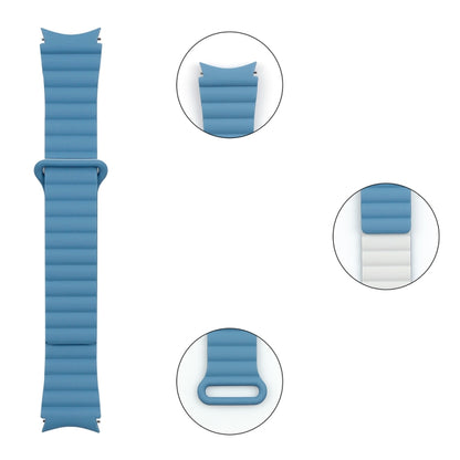 Pour Samsung Galaxy Watch5 Bracelet de montre magnétique en silicone, 20mm, 22mm