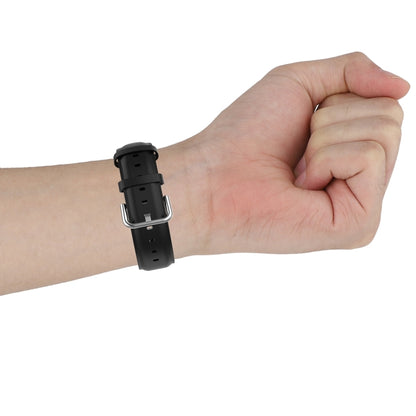 Bracelet de montre en cuir véritable, For Fitbit Versa 3 / Sense
