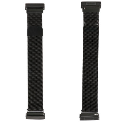 Bracelet de montre milanais à boucle fendue en métal magnétique 20 mm, For Fitbit Versa 4 / Versa 3