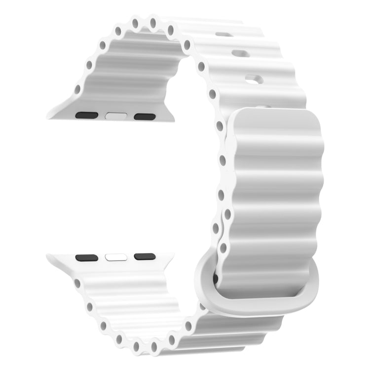 Bracelet de montre en silicone, For Apple Watch Ultra 49mm / Series 8&7 45mm / SE 2&6&SE&5&4 44mm, For Apple Watch Series 8&7 41mm / SE 2&6&SE&5&4 40mm / 3&2&1 38mm