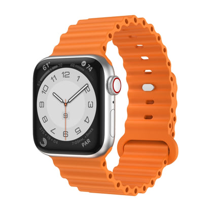 Bracelet de montre en silicone, For Apple Watch Ultra 49mm / Series 8&7 45mm / SE 2&6&SE&5&4 44mm, For Apple Watch Series 8&7 41mm / SE 2&6&SE&5&4 40mm / 3&2&1 38mm