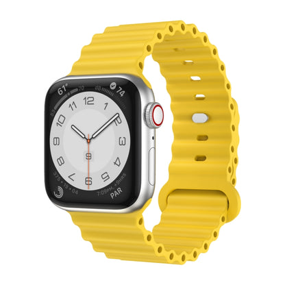 Bracelet de montre en silicone, For Apple Watch Ultra 49mm / Series 8&7 45mm / SE 2&6&SE&5&4 44mm, For Apple Watch Series 8&7 41mm / SE 2&6&SE&5&4 40mm / 3&2&1 38mm