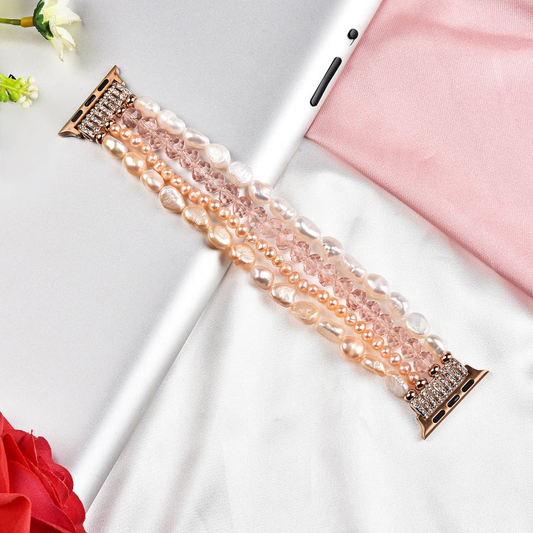 Perle Cristal Bracelet, For Apple Watch 5 & 4 40mm / 3 & 2 & 1 38mm, For Apple Watch 5 & 4 44mm / 3 & 2 & 1 42mm