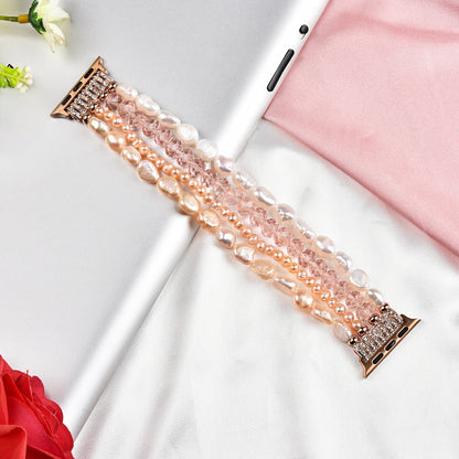 Perle Cristal Bracelet, For Apple Watch 5 & 4 40mm / 3 & 2 & 1 38mm, For Apple Watch 5 & 4 44mm / 3 & 2 & 1 42mm