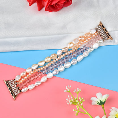 Perle Cristal Bracelet, For Apple Watch 5 & 4 40mm / 3 & 2 & 1 38mm, For Apple Watch 5 & 4 44mm / 3 & 2 & 1 42mm