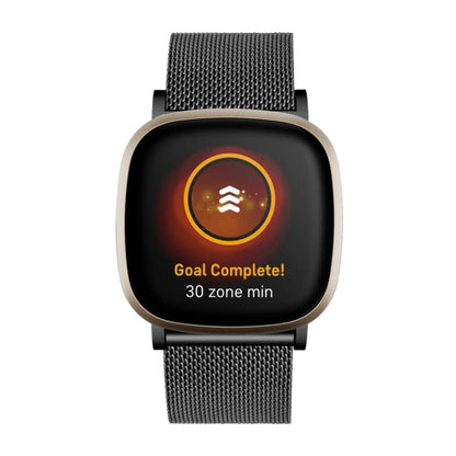 Bracelet de montre en métal à boucle Milan, For Fitbit Versa 3 / Sense, For Fitbit Versa 4 / Sense 2