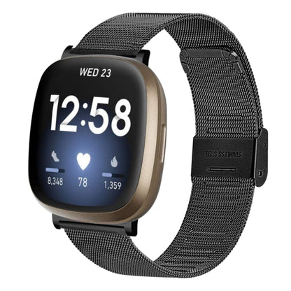 Bracelet de montre en métal à boucle Milan, For Fitbit Versa 3 / Sense, For Fitbit Versa 4 / Sense 2