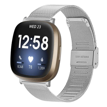 Bracelet de montre en métal à boucle Milan, For Fitbit Versa 3 / Sense, For Fitbit Versa 4 / Sense 2
