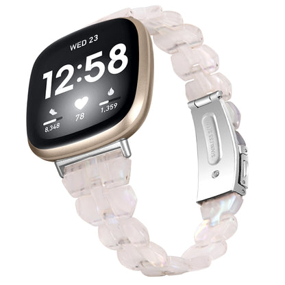 Bracelet de montre universel en résine Rhombus, For Fitbit Versa 3 / Sense, For Fitbit Versa 4 / Sense 2