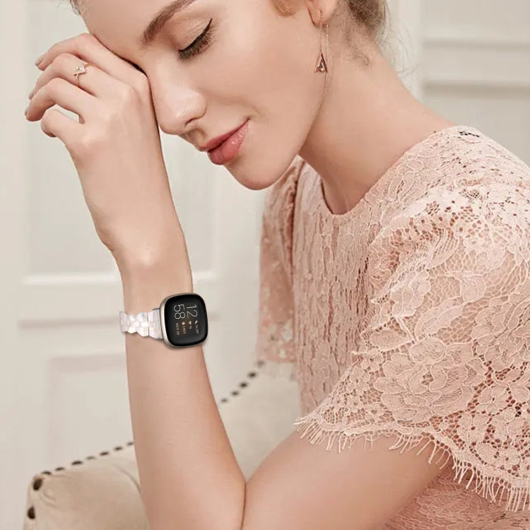 Bracelet de montre universel en résine Rhombus, For Fitbit Versa 3 / Sense, For Fitbit Versa 4 / Sense 2