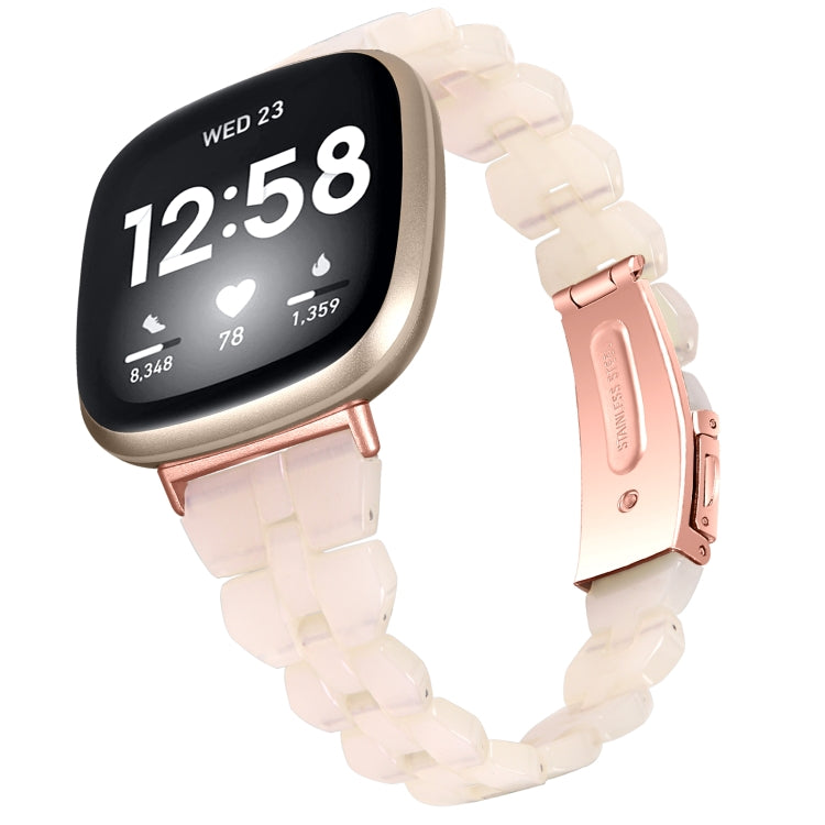 Bracelet de montre universel en résine Rhombus, For Fitbit Versa 3 / Sense, For Fitbit Versa 4 / Sense 2